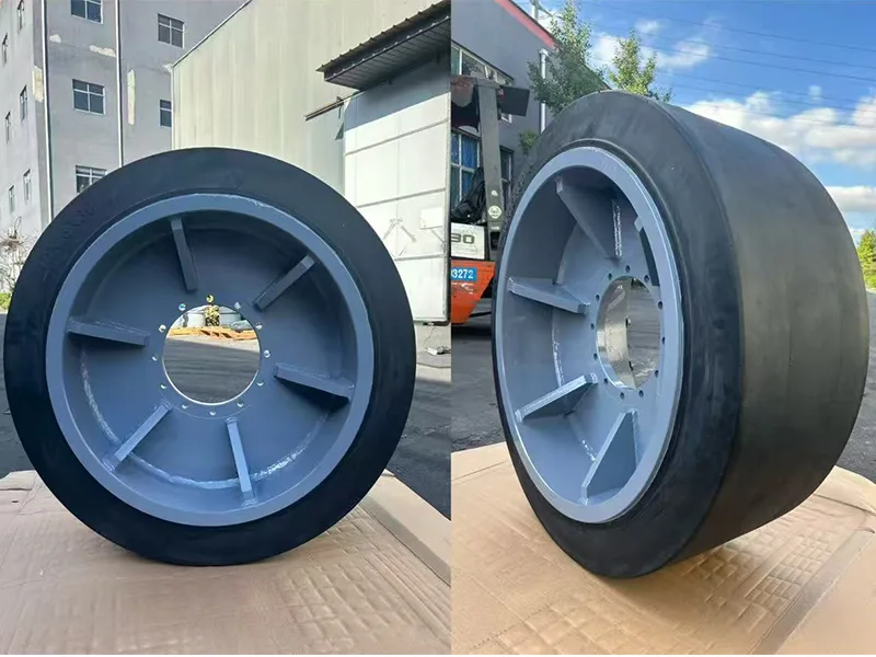 Шини 40x16x30, що використовуються на містку посадки пасажирів